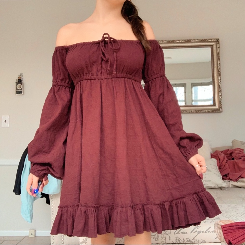 Free People Burgundy dress